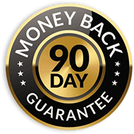 90 day money back guarantee badge for The Brain Song